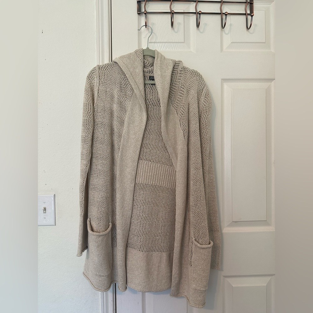 Eddie Bauer open sweater jacket